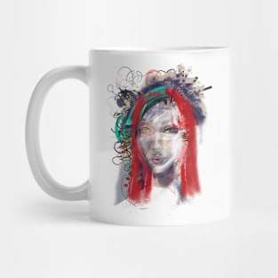 Red Girl Mug